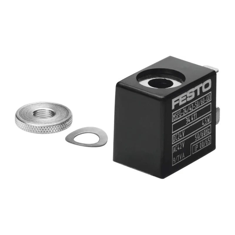 Festo Solenoid Coil Solenoid Valve Coil 24 V DC, 42 V AC IP65 MSFG Series MSFG-24/42-50/60-OD