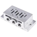 Festo NAS series 5 station G Sub-Base for use with MFH Solenoid Valves NAS-1/4-1A-ISO