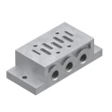 Festo NAS series 5 station G Sub-Base for use with MFH Solenoid Valves NAS-1/4-1A-ISO