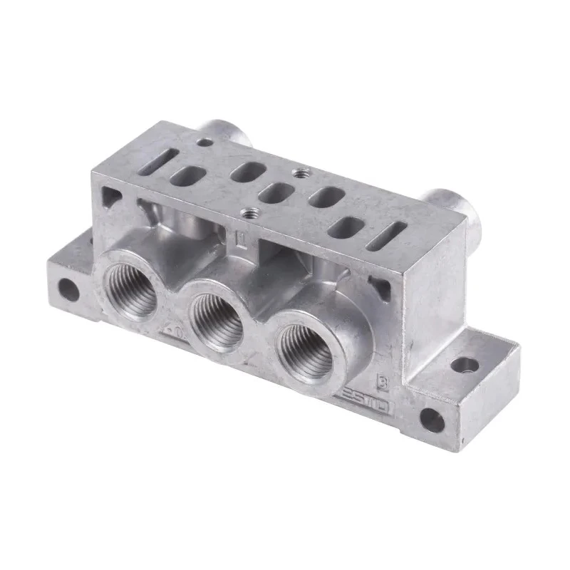 Festo NAS Series 5 Station G Sub-Base Aluminium Body for VSVA Solenoid Valves NAS-1/4-01-VDMA