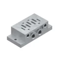 Festo NAS series 5 station G Sub-Base for use with MFH Solenoid Valves NAS-1/4-1A-ISO