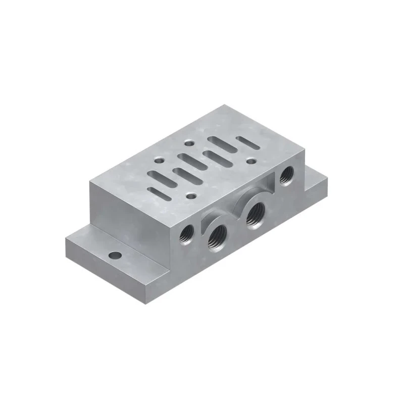 Festo NAS series 5 station G Sub-Base for use with MFH Solenoid Valves NAS-1/4-1A-ISO