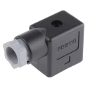 Festo MSSD Series 3-Pole DIN 43650 B Female Solenoid Connector, 16A Current, 250V Voltage MSSD-F