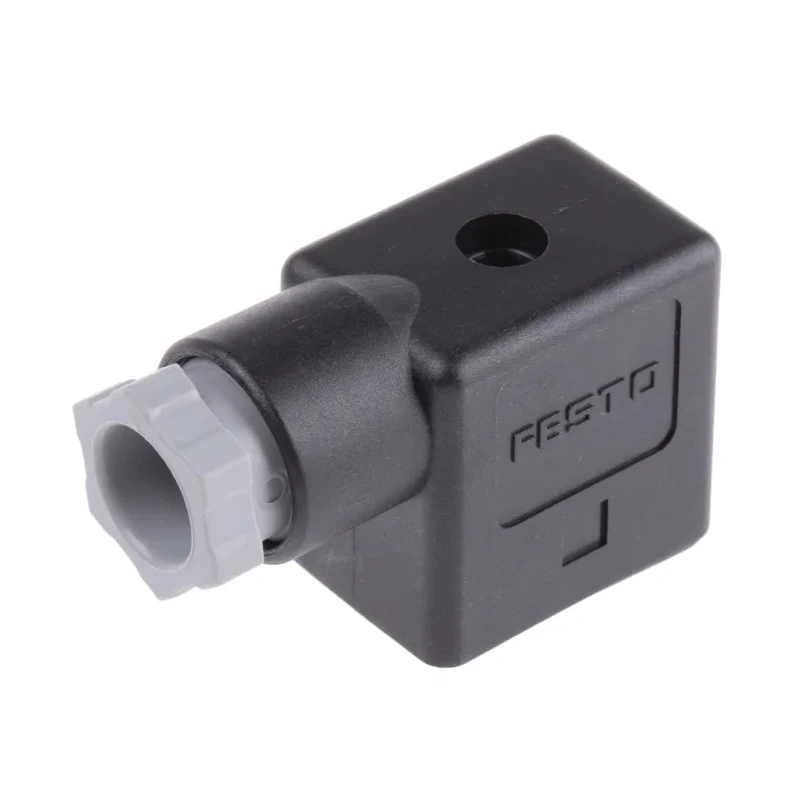 Festo MSSD Series 3-Pole DIN 43650 B Female Solenoid Connector, 16A Current, 250V Voltage MSSD-F