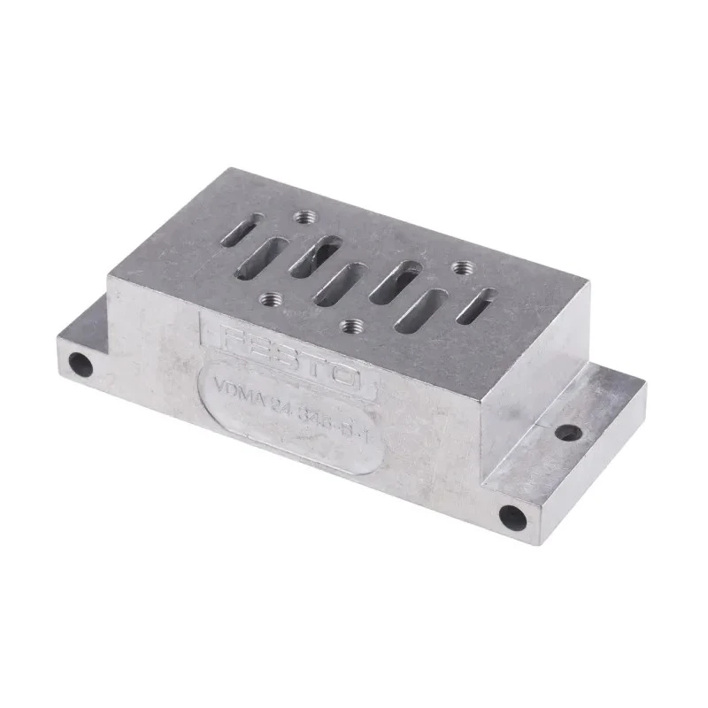 Festo NAU Series 5 Station G Thread Aluminium Sub-Base for MFH Solenoid Valves NAU-1/4-1B-ISO
