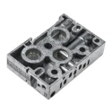 Festo NAW series 2 station G Sub-Base for use with Solenoid Valves, VSPA Pneumatic Valves NAW-1/8-02-VDMA