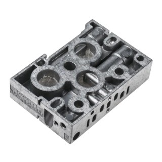 Festo NAW series 2 station G Sub-Base for use with Solenoid Valves, VSPA Pneumatic Valves NAW-1/8-02-VDMA