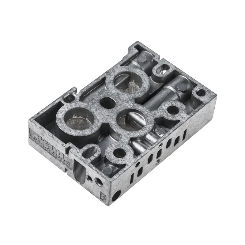 Festo NAW series 2 station G Sub-Base for use with Solenoid Valves, VSPA Pneumatic Valves NAW-1/8-02-VDMA