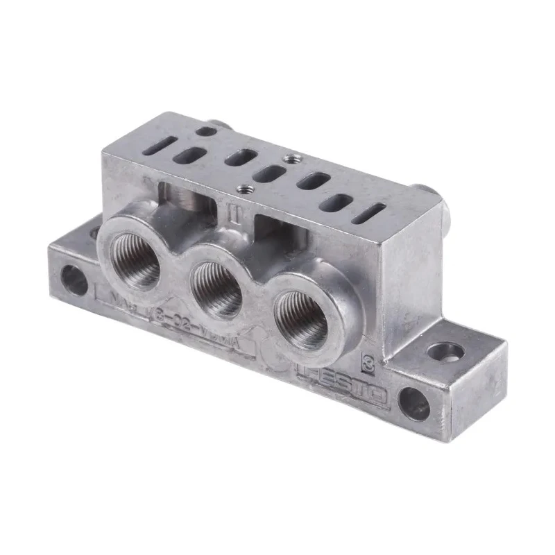 Festo NAS series 5 Station G Metric Sub-Base for VSVA Solenoid Valves NAS-1/8-02-VDMA