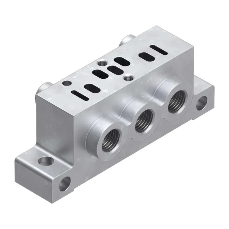 Festo NAS series 5 Station G Metric Sub-Base for VSVA Solenoid Valves NAS-1/8-02-VDMA