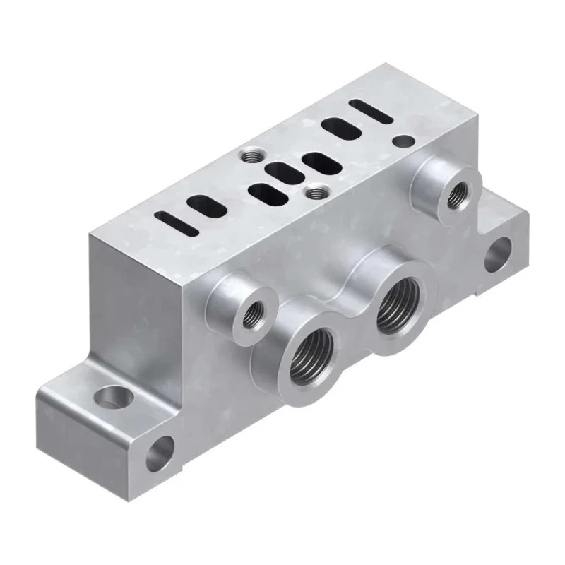 Festo NAS series 5 Station G Metric Sub-Base for VSVA Solenoid Valves NAS-1/8-02-VDMA