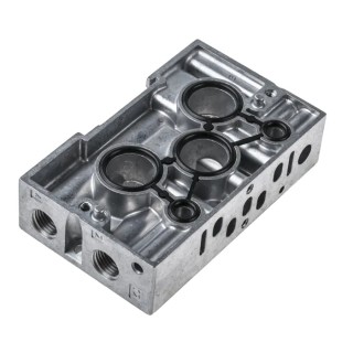 Festo NAW series 2 Station G Sub-Base for VSPA Pneumatic Valves, Solenoid Valves, Aluminium Body NAW-1/4-01-VDMA