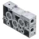 Festo NAW series 2 Station G Sub-Base for VSPA Pneumatic Valves, Solenoid Valves, Aluminium Body NAW-1/4-01-VDMA