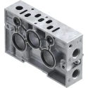 Festo NAW series 2 Station G Sub-Base for VSPA Pneumatic Valves, Solenoid Valves, Aluminium Body NAW-1/4-01-VDMA
