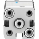 Festo Pneumatic Cylinder, ADN Series, Double Acting, 16mm Bore, 25mm Stroke, Aluminium Body, 10 Bar Pressure ADN-16-25-I-P-A
