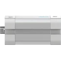 Festo Pneumatic Cylinder, ADN Series, Double Acting, 16mm Bore, 25mm Stroke, Aluminium Body, 10 Bar Pressure ADN-16-25-I-P-A