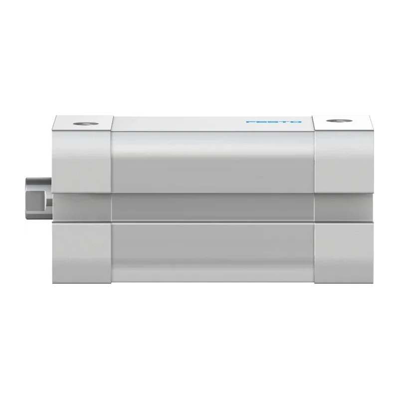 Festo Pneumatic Cylinder, ADN Series, Double Acting, 16mm Bore, 25mm Stroke, Aluminium Body, 10 Bar Pressure ADN-16-25-I-P-A