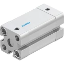 Festo Pneumatic Cylinder, ADN Series, Double Acting, 16mm Bore, 25mm Stroke, Aluminium Body, 10 Bar Pressure ADN-16-25-I-P-A