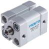 Festo Pneumatic Cylinder Double Acting 20mm Bore, 10mm Stroke, Aluminium Body, Elastic Cushioning ADN-20-10-I-P-A
