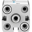 Festo Pneumatic Cylinder Double Acting 20mm Bore, 10mm Stroke, Aluminium Body, Elastic Cushioning ADN-20-10-I-P-A