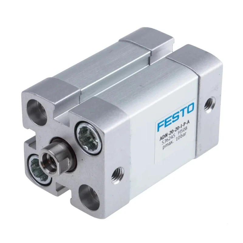 Festo Pneumatic Cylinder Double Acting 20mm Bore 20mm Stroke Aluminium Body ISO 21287 ADN-20-20-I-P-A
