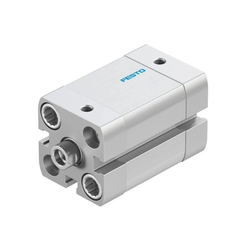 Festo Pneumatic Cylinder Double Acting 20mm Bore 20mm Stroke Aluminium Body ISO 21287 ADN-20-20-I-P-A