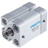 Festo Pneumatic Cylinder ADN Series Double Acting, 20 mm Bore, 15 mm Stroke, Aluminium Body, Model ADN-20-15-I-P-A