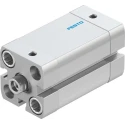 Festo Pneumatic Cylinder 20mm Bore, 30mm Stroke, Aluminium Body, Double Acting, Flexible Cushioning ADN-20-30-I-P-A