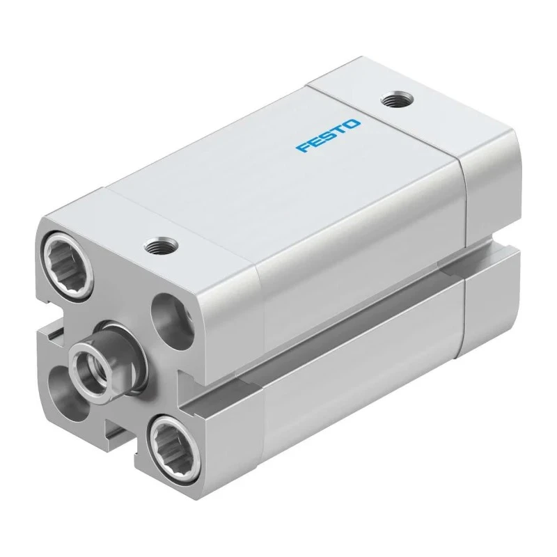 Festo Pneumatic Cylinder 20mm Bore, 30mm Stroke, Aluminium Body, Double Acting, Flexible Cushioning ADN-20-30-I-P-A