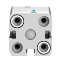 Festo Pneumatic Cylinder ADN Series Double Acting, 20 mm Bore, 15 mm Stroke, Aluminium Body, Model ADN-20-15-I-P-A