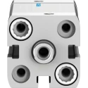 Festo Pneumatic Cylinder 20mm Bore, 30mm Stroke, Aluminium Body, Double Acting, Flexible Cushioning ADN-20-30-I-P-A