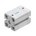 Festo Pneumatic Cylinder ADN Series Double Acting, 20 mm Bore, 15 mm Stroke, Aluminium Body, Model ADN-20-15-I-P-A