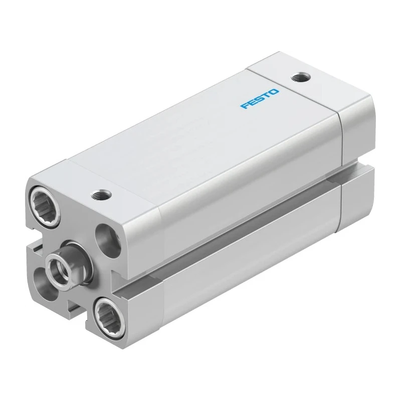 Festo Pneumatic Cylinder ADN Series 20mm Bore, 50mm Stroke, Double Acting, Aluminium Body, 10 Bar Max ADN-20-50-I-P-A
