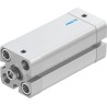 Festo Pneumatic Cylinder ADN Series 20mm Bore, 50mm Stroke, Double Acting, Aluminium Body, 10 Bar Max ADN-20-50-I-P-A