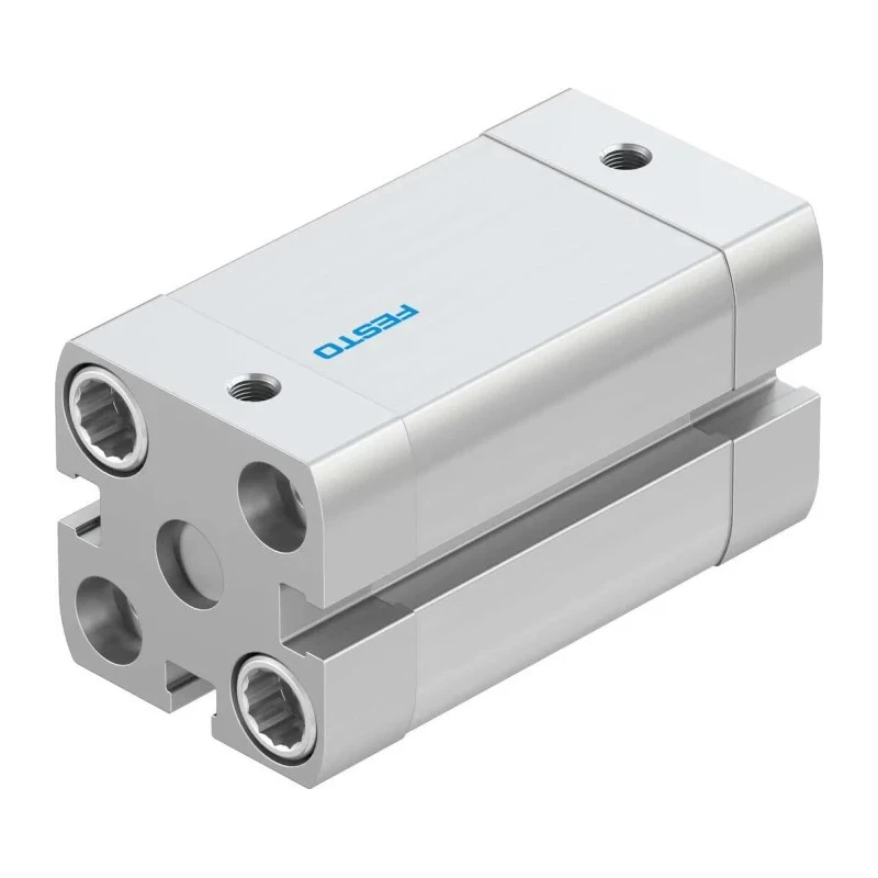 Festo Pneumatic Cylinder 20mm Bore, 30mm Stroke, Aluminium Body, Double Acting, Flexible Cushioning ADN-20-30-I-P-A