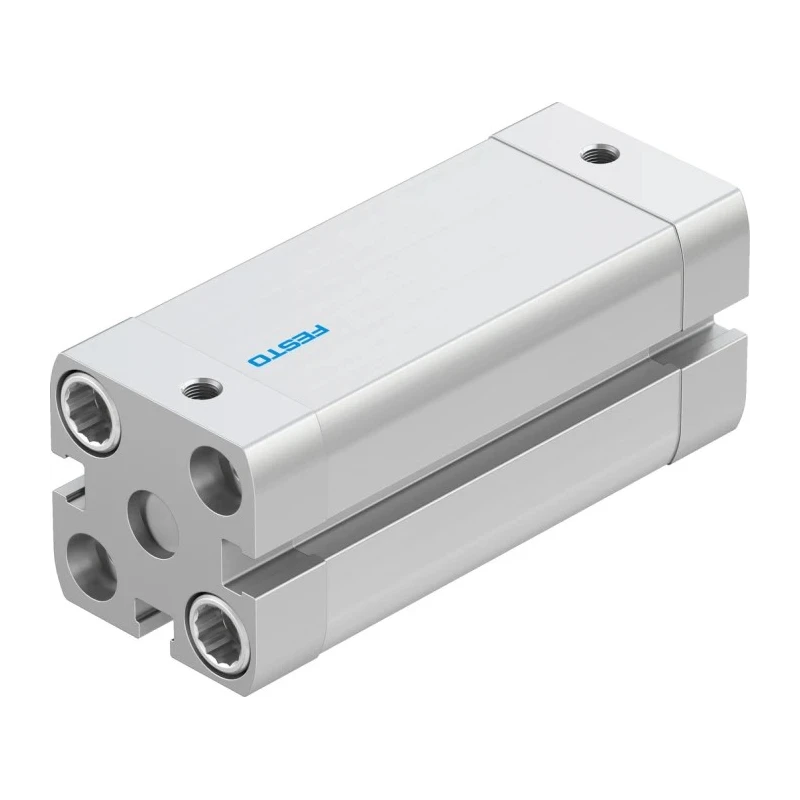 Festo Pneumatic Cylinder ADN Series 20mm Bore, 50mm Stroke, Double Acting, Aluminium Body, 10 Bar Max ADN-20-50-I-P-A