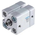 Festo Pneumatic Cylinder ADN-20-5-I-P-A, 20 mm Bore, 5 mm Stroke, Double Acting, Aluminium Body, 10 bar Pressure