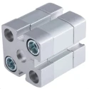 Festo Pneumatic Cylinder ADN-20-5-I-P-A, 20 mm Bore, 5 mm Stroke, Double Acting, Aluminium Body, 10 bar Pressure