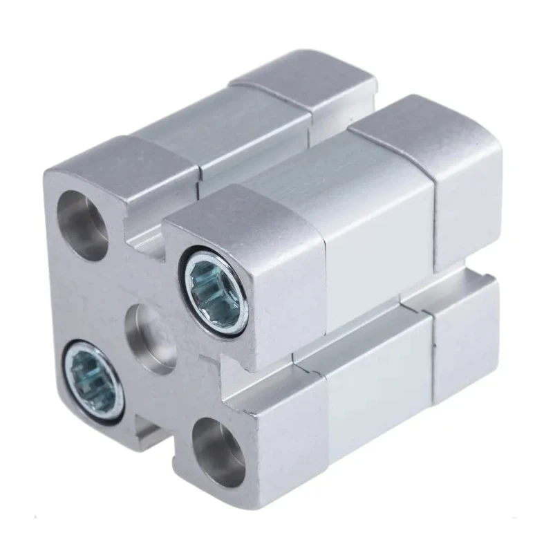 Festo Pneumatic Cylinder ADN-20-5-I-P-A, 20 mm Bore, 5 mm Stroke, Double Acting, Aluminium Body, 10 bar Pressure
