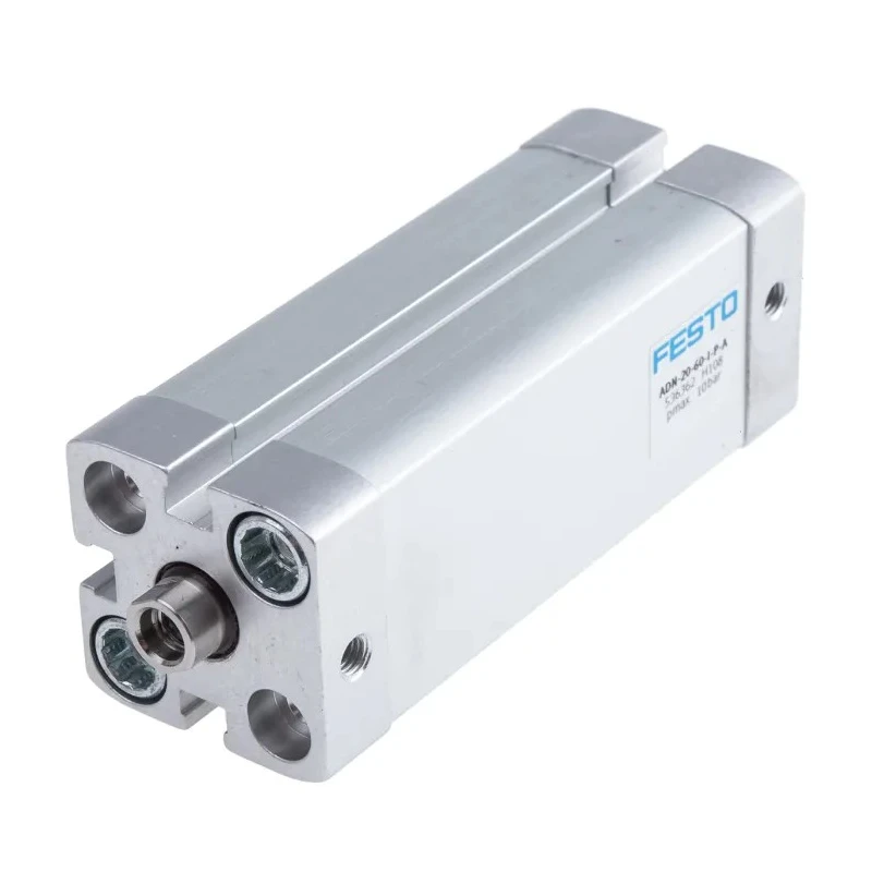 Festo Pneumatic Cylinder Double Acting 20mm Bore 60mm Stroke Aluminium Body ISO 21287 ADN-20-60-I-P-A