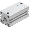 Festo Pneumatic Cylinder ADN Series Double Acting 32mm Bore, 50mm Stroke, Aluminium Body, 10 bar ADN-32-50-I-P-A