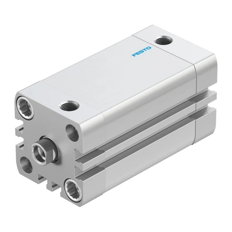 Festo Pneumatic Cylinder ADN Series Double Acting 32mm Bore, 50mm Stroke, Aluminium Body, 10 bar ADN-32-50-I-P-A