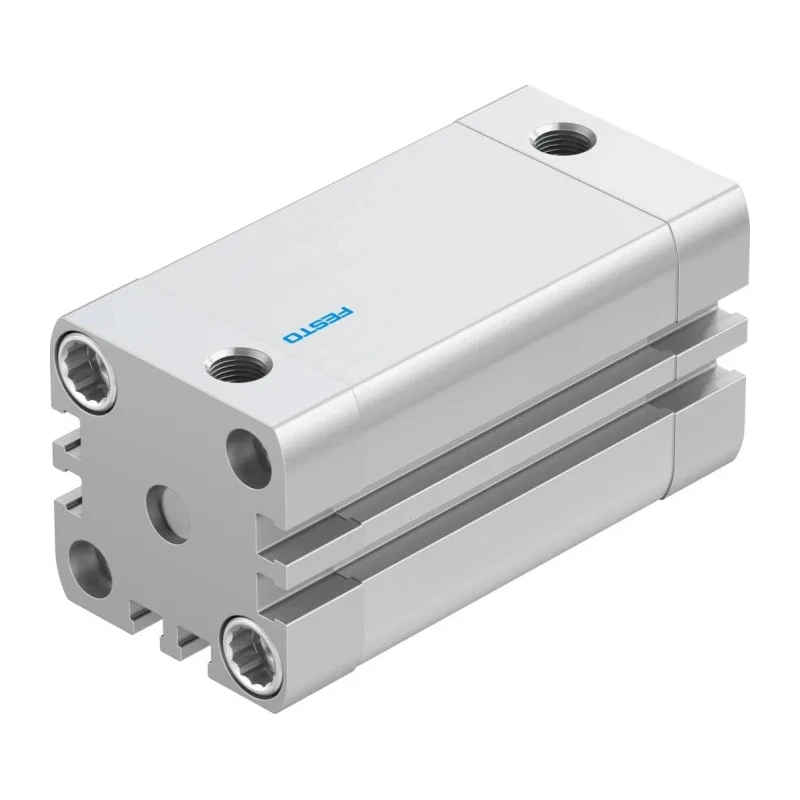 Festo Pneumatic Cylinder ADN Series Double Acting 32mm Bore, 50mm Stroke, Aluminium Body, 10 bar ADN-32-50-I-P-A