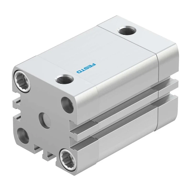 Festo Pneumatic Cylinder ADN Series Double Acting 32 mm Bore 30 mm Stroke Aluminium Body ADN-32-30-I-P-A