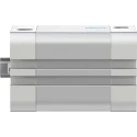 Festo Pneumatic Cylinder ADN Series Double Acting 32 mm Bore 30 mm Stroke Aluminium Body ADN-32-30-I-P-A