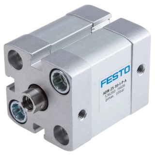 Festo Pneumatic Cylinder ADN Series 25mm Bore Double Acting 10mm Stroke ADN-25-10-I-P-A