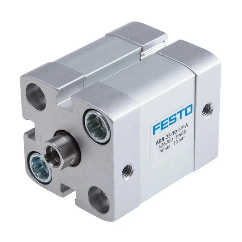 Festo Pneumatic Cylinder ADN Series 25mm Bore Double Acting 10mm Stroke ADN-25-10-I-P-A
