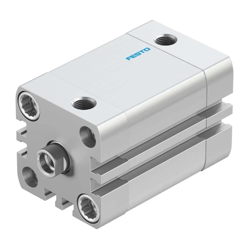 Festo Pneumatic Cylinder ADN Series Double Acting 32 mm Bore 30 mm Stroke Aluminium Body ADN-32-30-I-P-A