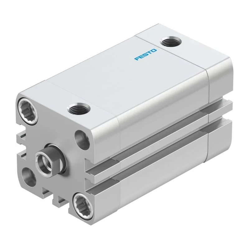 Festo Pneumatic Cylinder ADN Series Double Acting 32mm Bore 40mm Stroke Aluminium Body 10 bar Maximum ADN-32-40-I-P-A