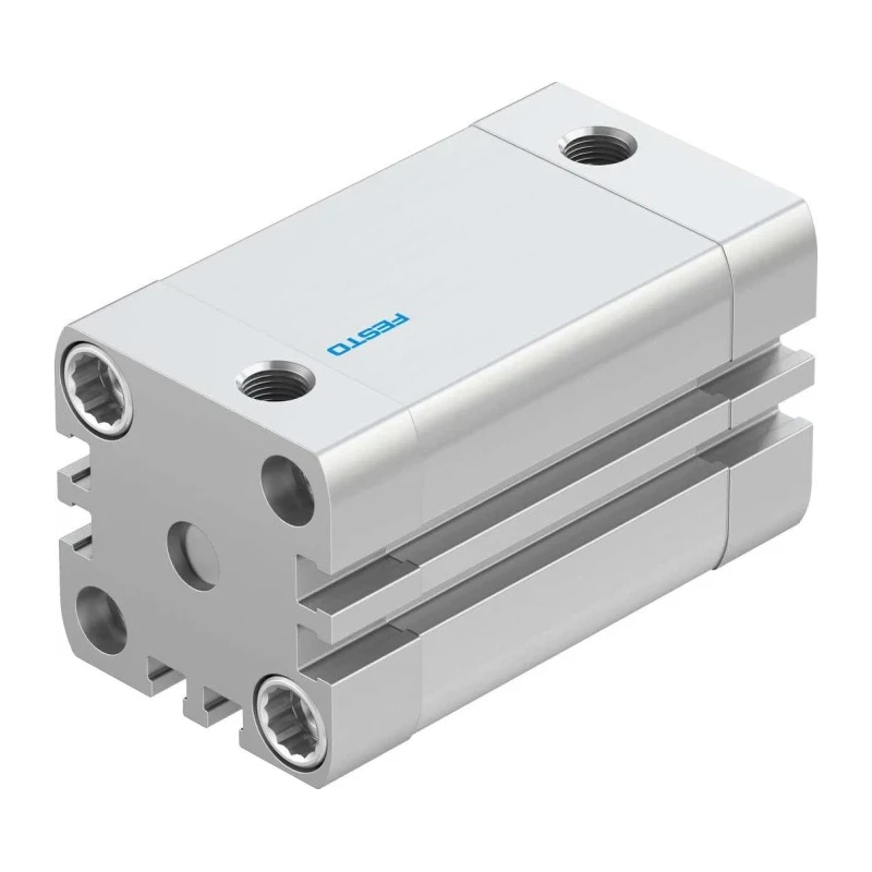 Festo Pneumatic Cylinder ADN Series Double Acting 32mm Bore 40mm Stroke Aluminium Body 10 bar Maximum ADN-32-40-I-P-A